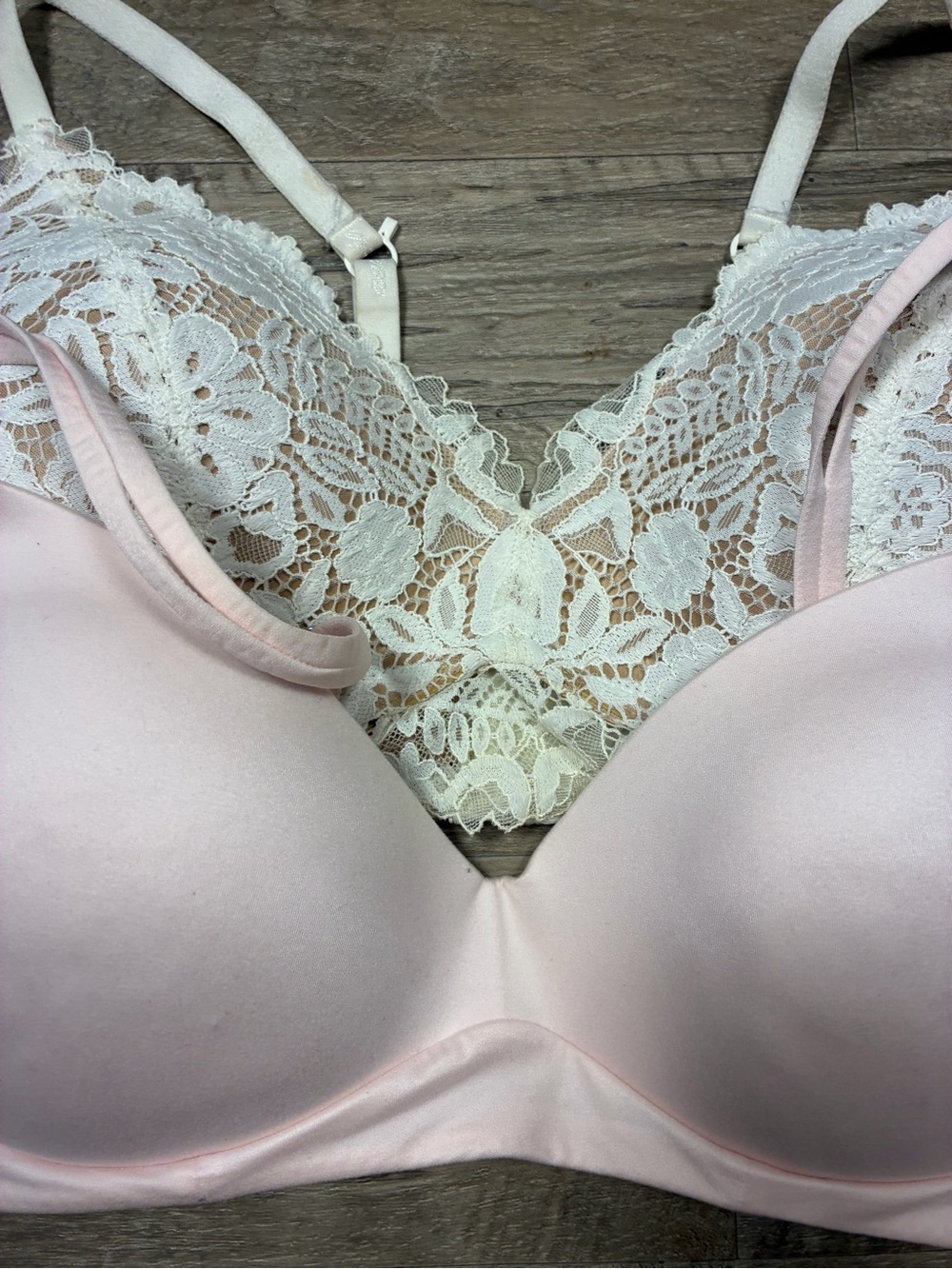 Aerie 2 Wirefree Bras Real Happy Lace Wireless Sunnie Wireless - Picture 6 of 11